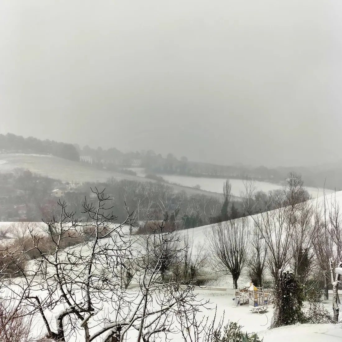 La valle in inverno