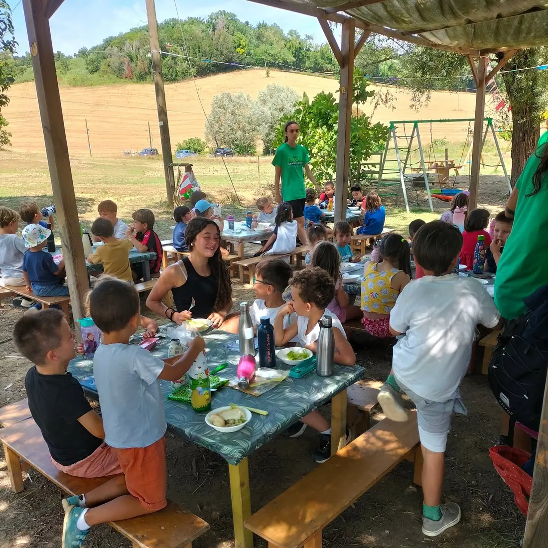 Il pranzo all'aperto